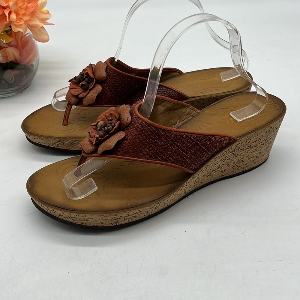 Women's Floral Wedge Sandals